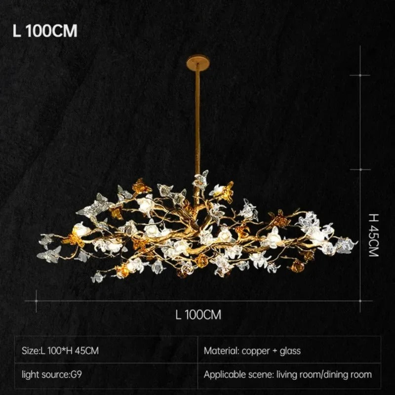 Flower Branch Chandelier