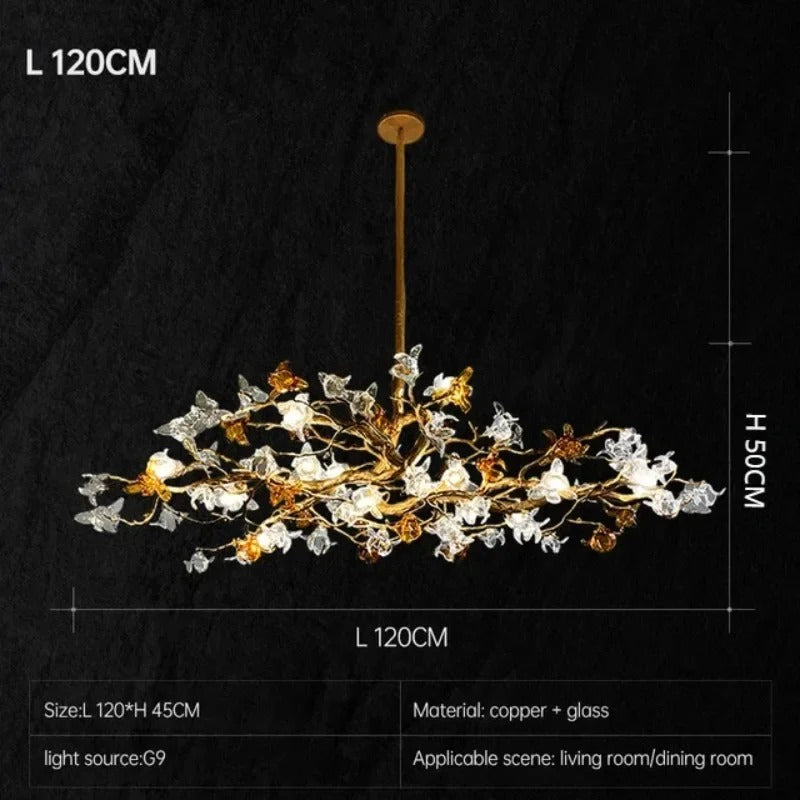 Flower Branch Chandelier