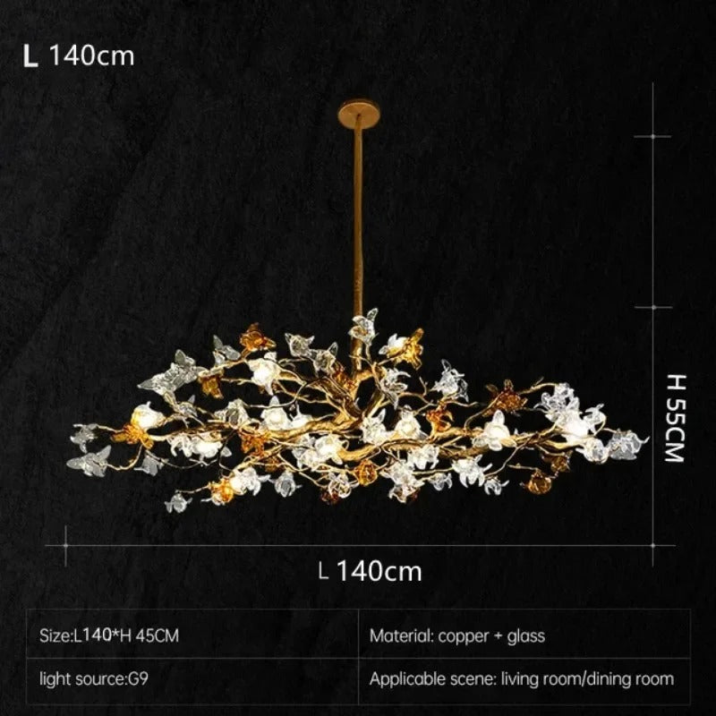 Flower Branch Chandelier