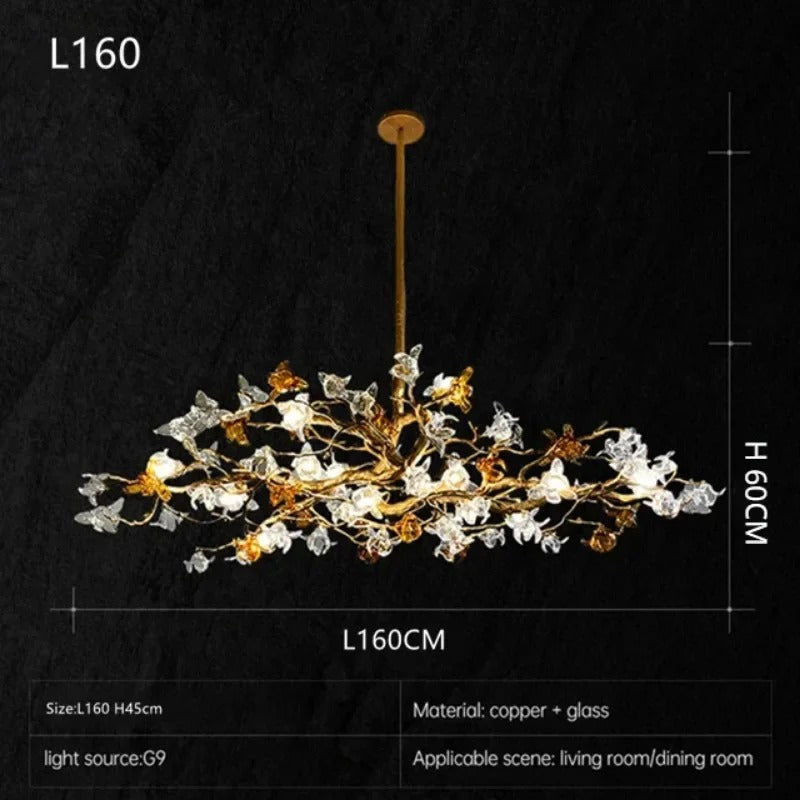Flower Branch Chandelier