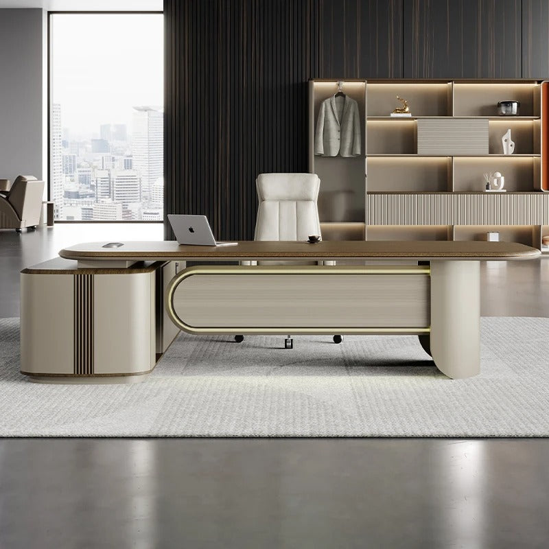L Shaped Director Desk