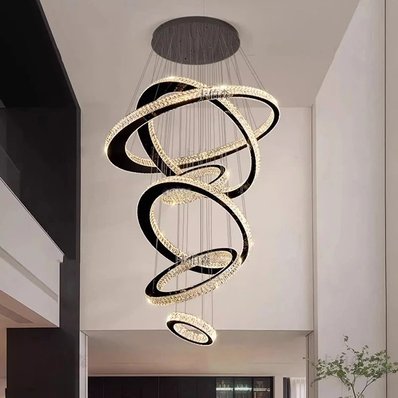 Crystal Ring Chandelier