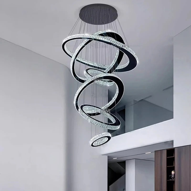 Crystal Ring Chandelier