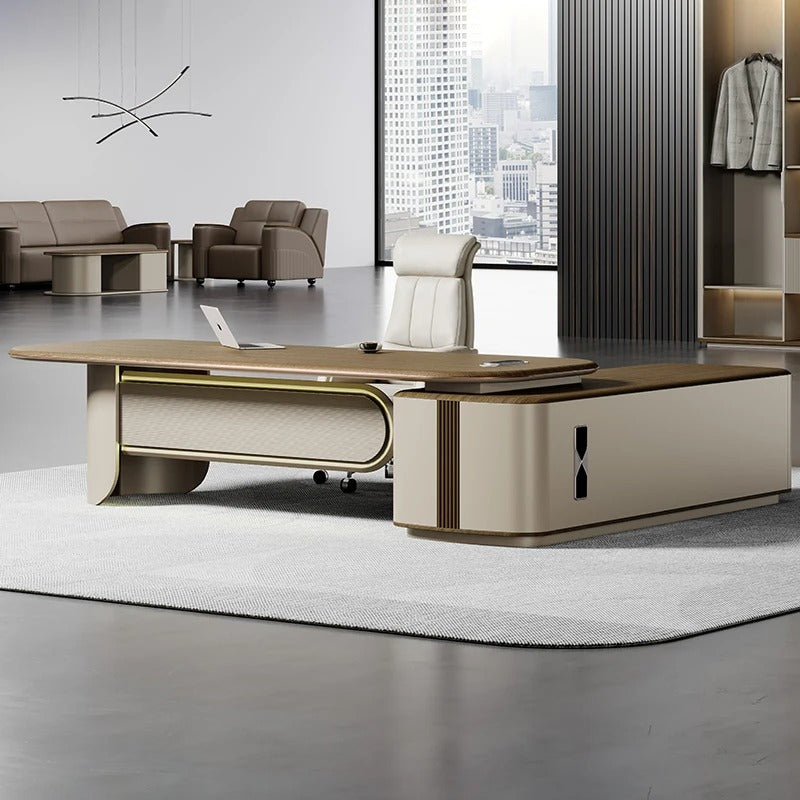 L Shaped Director Desk