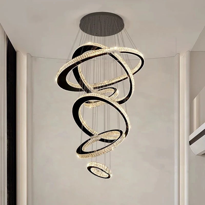 Crystal Ring Chandelier