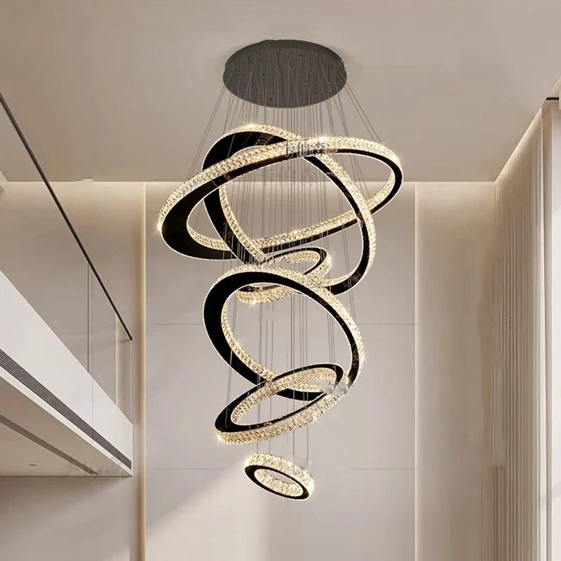 Crystal Ring Chandelier