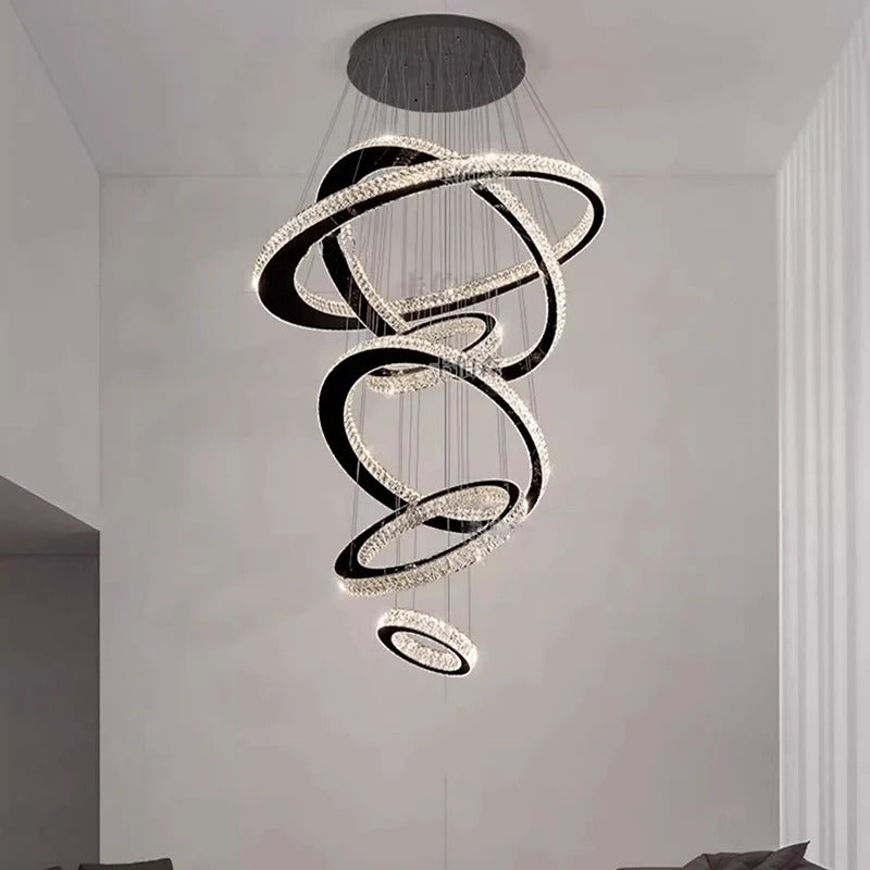 Crystal Ring Chandelier