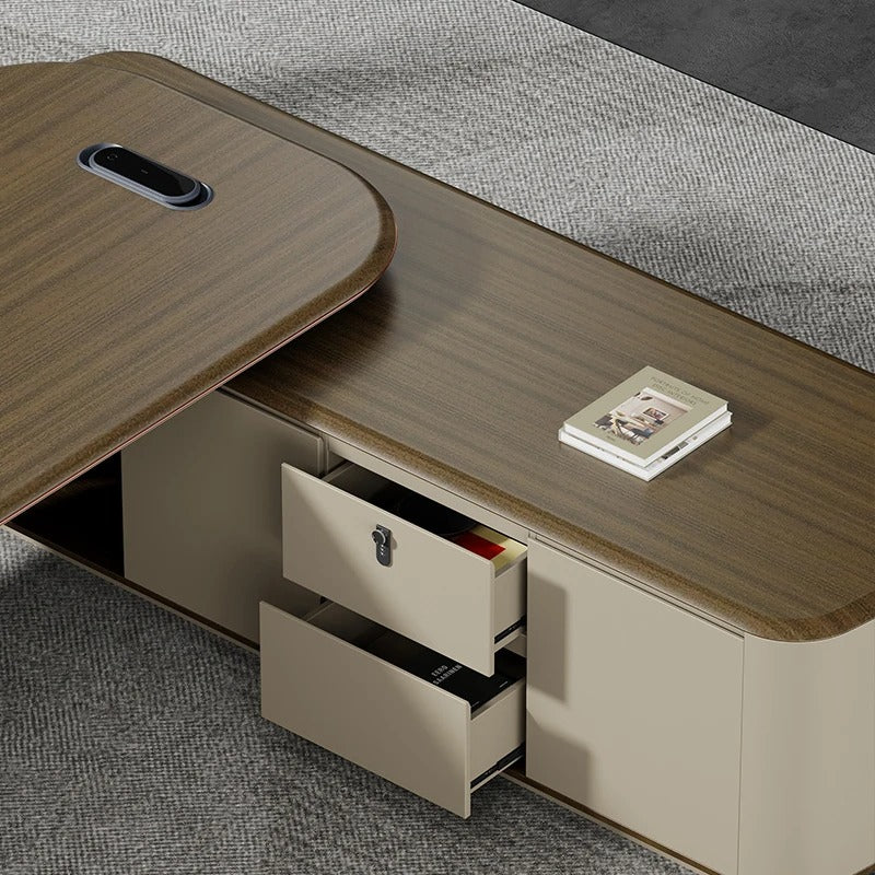 L Shaped Director Desk
