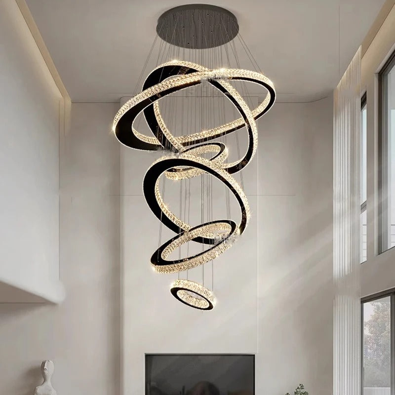 Crystal Ring Chandelier