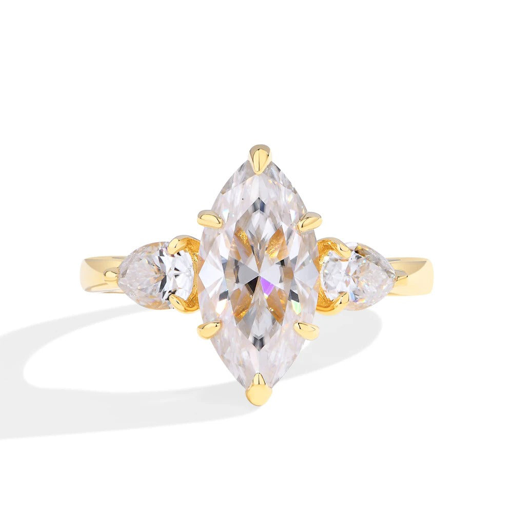 Marquise Moissanite Ring