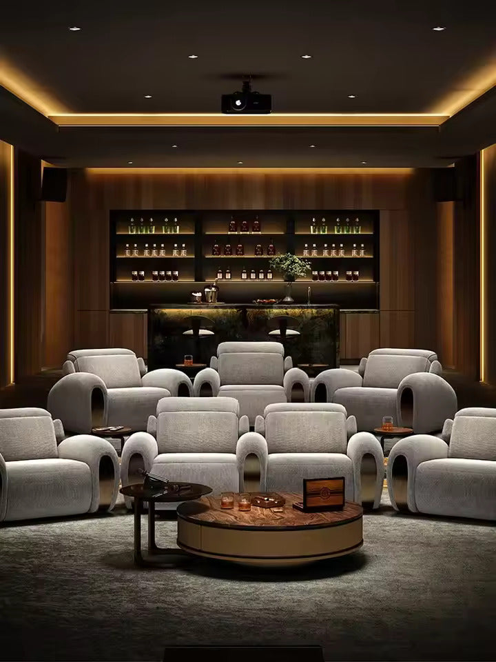 Italian Leather Cinema Sofa
