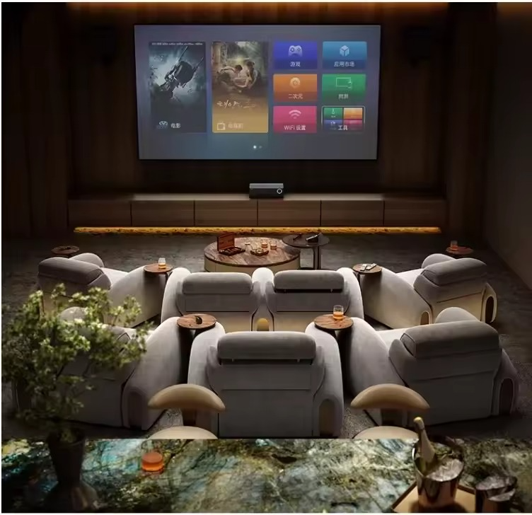 Italian Leather Cinema Sofa