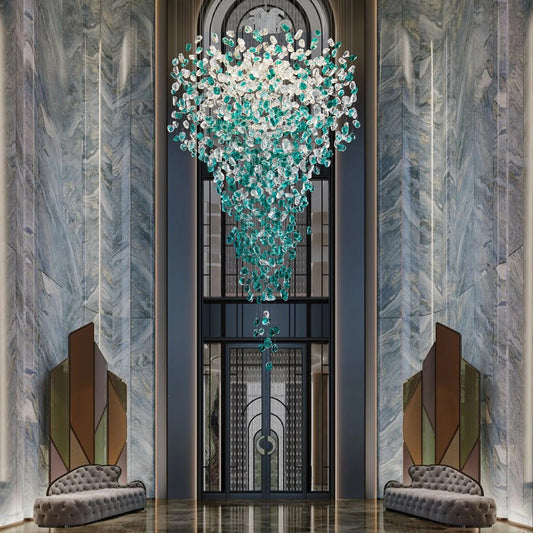Emerald Crystal Chandelier