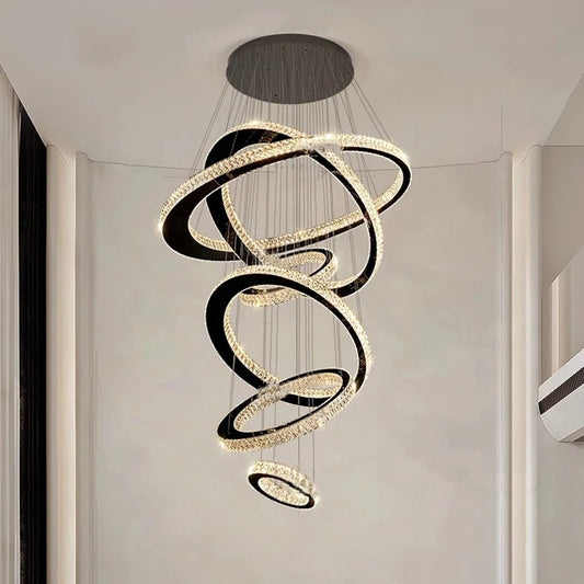Crystal Ring Chandelier